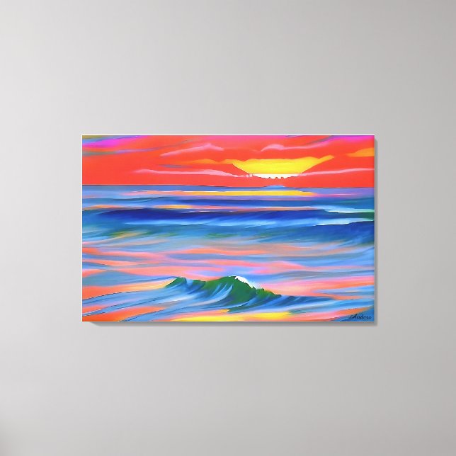 Lienzo Anders Artistry* Italain Sunset 2* (Anverso)