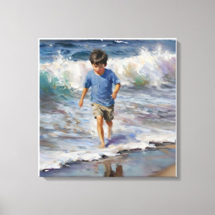 Lienzo Anders Artistry* "Juega en el Surf"