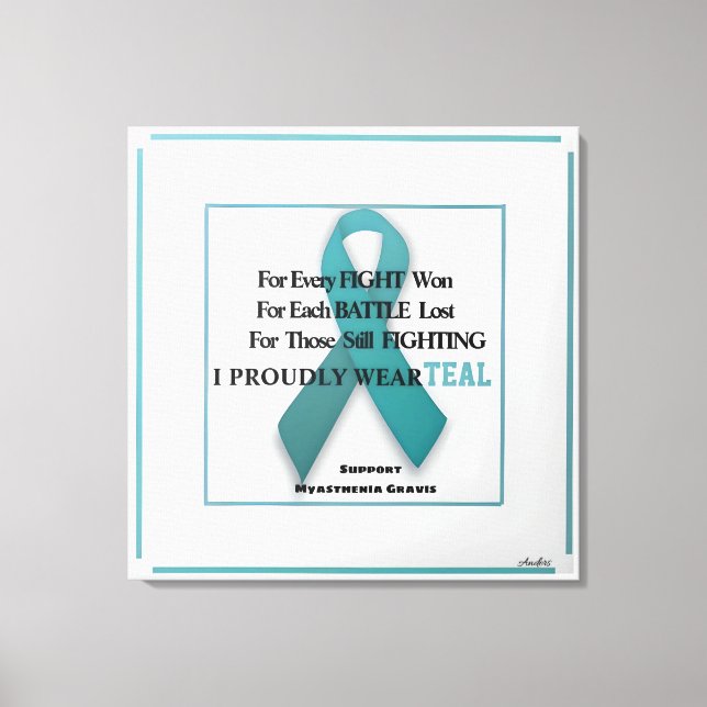 Lienzo Anders Artistry* Miastenia Gravis Awareness (Anverso)