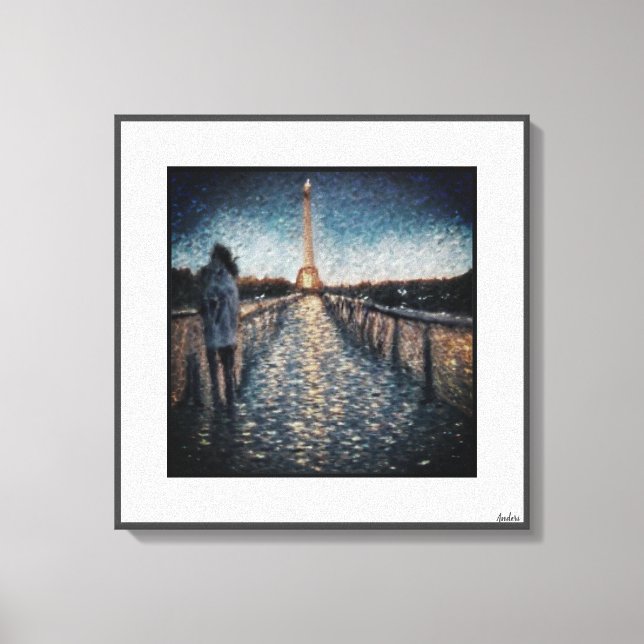 Lienzo Anders Artistry* Un Paseo En Paris Canvas Print (Anverso)