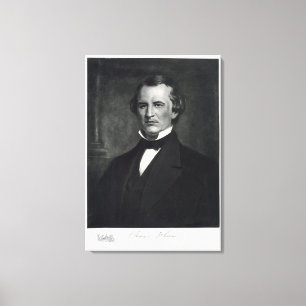Lienzo Andrew Johnson (1808-75), 17mo presidente de la