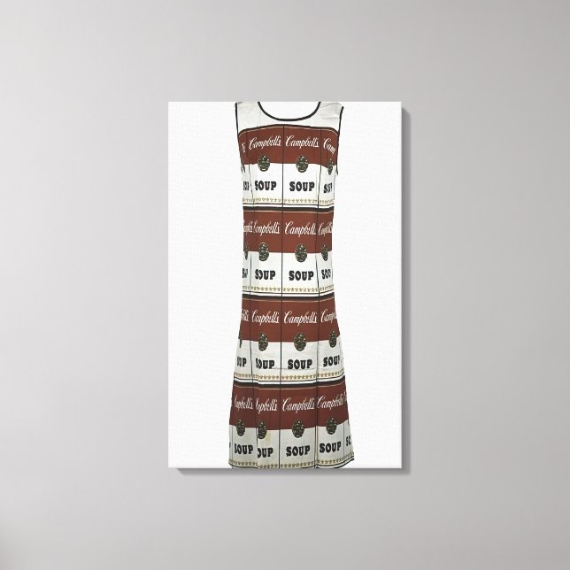 Lienzo Andy Warhol - El Vestido Souper (Anverso)