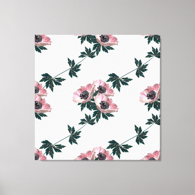 Lienzo Anemones. (Anverso)