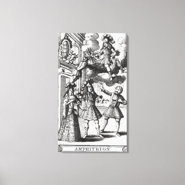 Lienzo "Anfitrión" de Moliere (Anverso)
