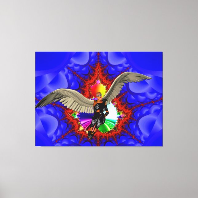 Lienzo Ángel (Anverso)