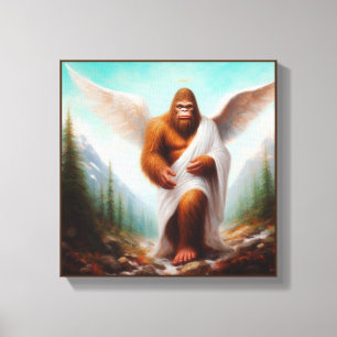 Lienzo Ángel Bigfoot