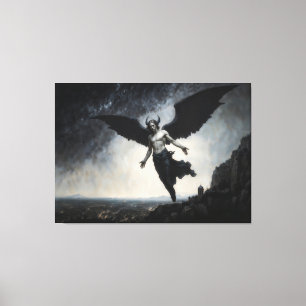 Lienzo Ángel Caído Lucifer