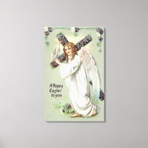 Lienzo Angel Christian Cross Olvídenme No