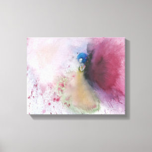 Lienzo Ángel de la acuarela