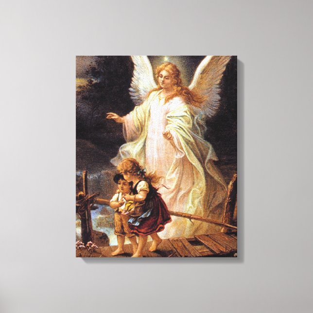 Lienzo Ángel de la guarda (Anverso)