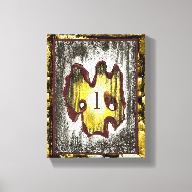 Lienzo Ángel de la muerte (Anverso)