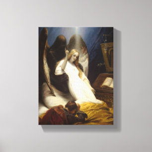 Lienzo Ángel de la muerte (Yendo al cielo) (Horace Vernet