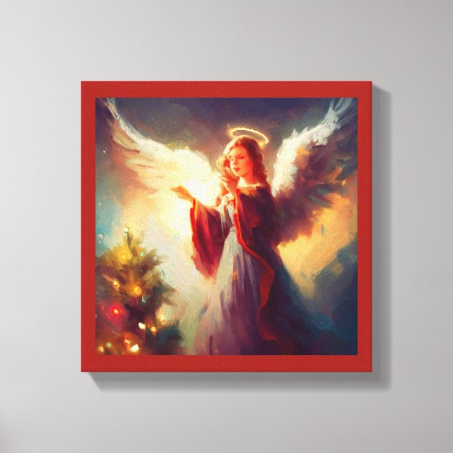 Lienzo Ángel de Navidad 3 (Anverso)