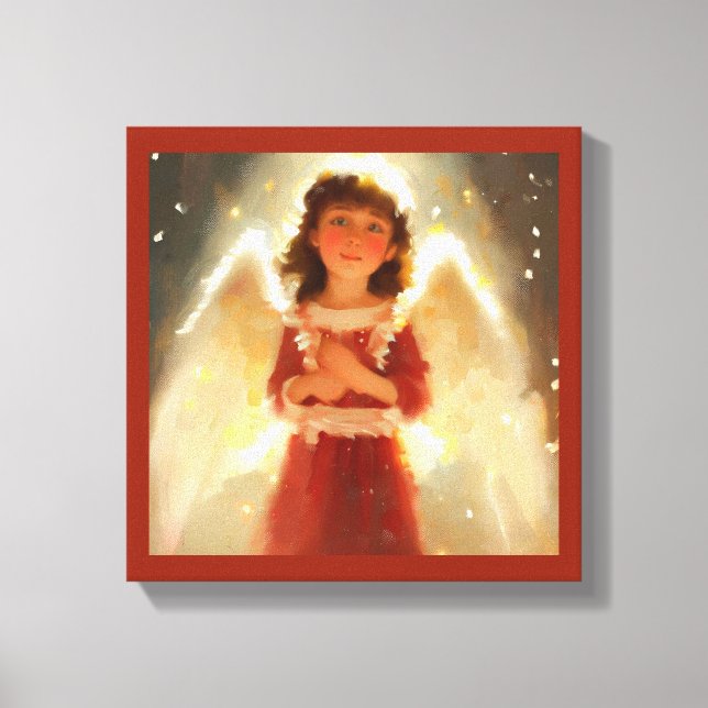 Lienzo Ángel de Navidad 4 (Anverso)