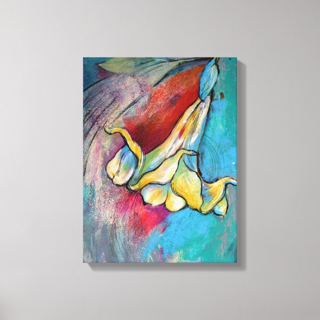 Lienzo Angel Flower (Anverso)
