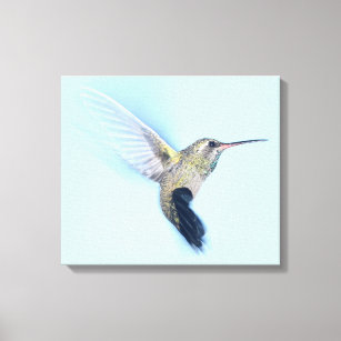 Lienzo Ángel Hummingbird