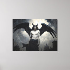 Lienzo Ángel Oscuro Lucifer