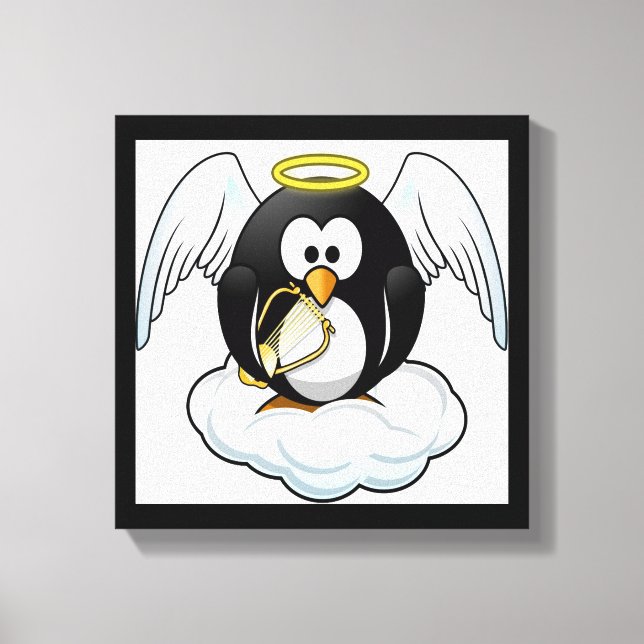 LIENZO ANGEL PENGUIN (Anverso)