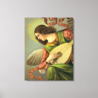 Angel Pintando Con Mandolin