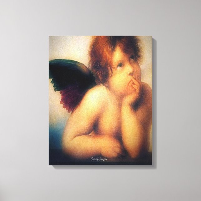 Lienzo Ángel Putti (Anverso)