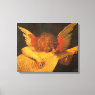 Lienzo Ángel tocando la lute de Rosso Fiorentino