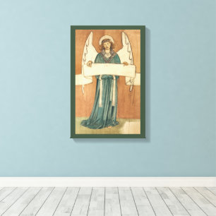 Lienzo Ángel Victoriano Antiguo por William Morris