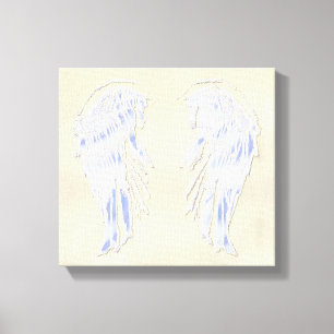 Lienzo Angel Wings Gold Wall colgando pintura en tela