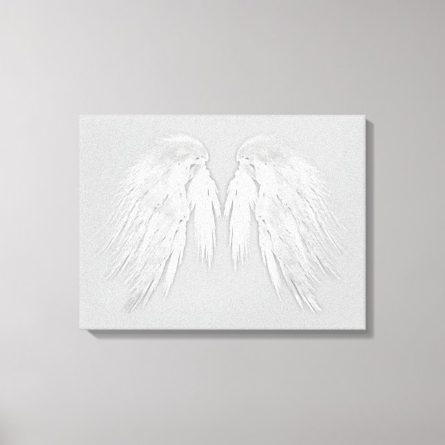 Lienzo ANGEL WINGS Light Gray (Anverso)