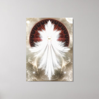 Lienzo Ángel Wings Snowflake RL Canvas Print