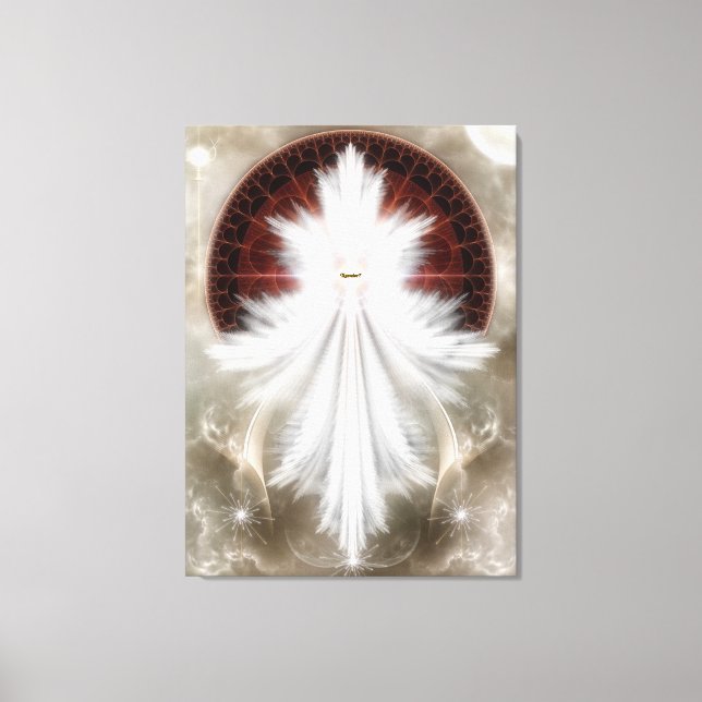 Lienzo Ángel Wings Snowflake RL Canvas Print (Anverso)