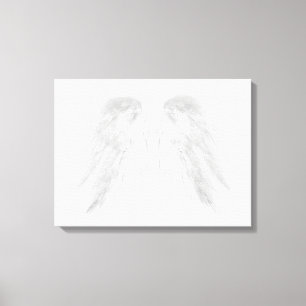 Lienzo ANGEL WINGS White