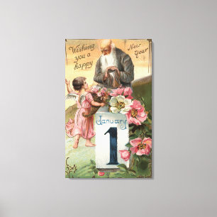 Lienzo Ángel y tiempo del padre # 2