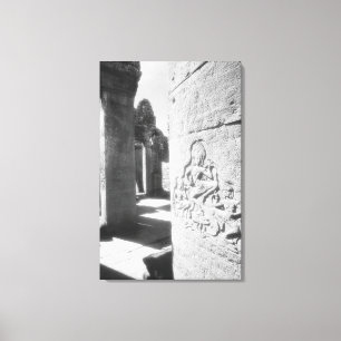 Lienzo Angkor Cambodia, Apsara tallando el Bayón 2