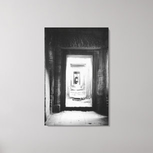 Lienzo Angkor Camboya, puertas Preah Khan 2