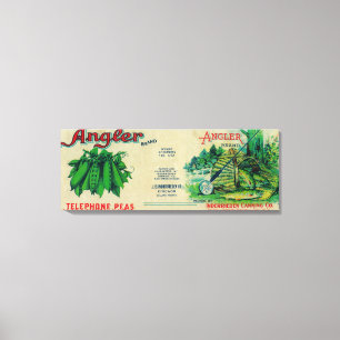 Lienzo Angler Peas LabelChicago, IL