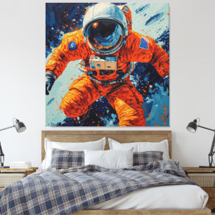 Lienzo Anillo alrededor de la Luna-12