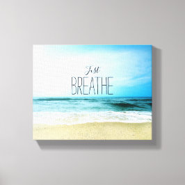 Lienzo Animación para respirar en la playa