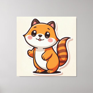 Lienzo Animal de Cute