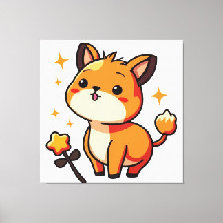 Lienzo Animal de Cute