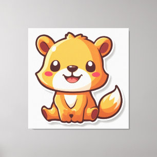 Lienzo Animal de Cute