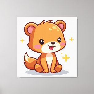 Lienzo Animal de Cute