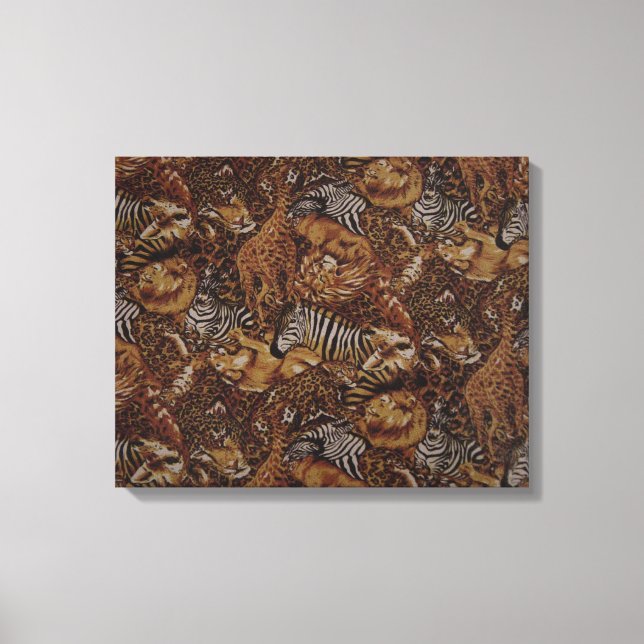 LIENZO ANIMAL JUNGLE SAFARI (Anverso)