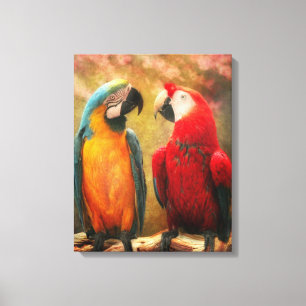 Lienzo Animal - Loro - Siempre tendremos loros