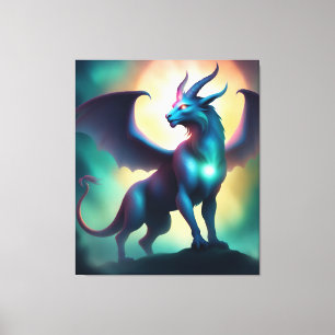 Lienzo animal místico