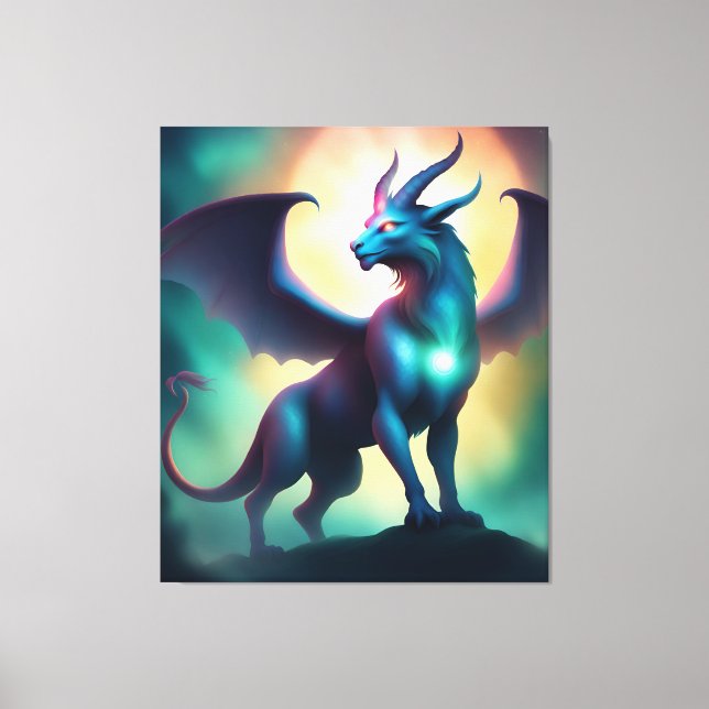 Lienzo animal místico (Anverso)