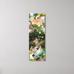 Lienzo Animales de granja de conejo conejo conejo/bebé