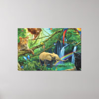 Animales que viven juntos tiran almohada