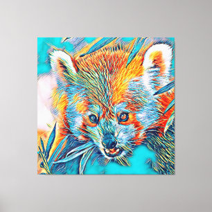 Lienzo AnimalMix_RedPanda_001