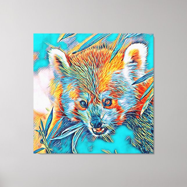 Lienzo AnimalMix_RedPanda_001 (Anverso)