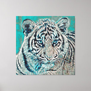 Lienzo AnimalMix_Tiger_046